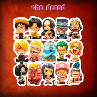 mô hình one piece the deosd trưng bày luffy zoro sanji boa hancock franky usopp chopper ngẫu nhiên