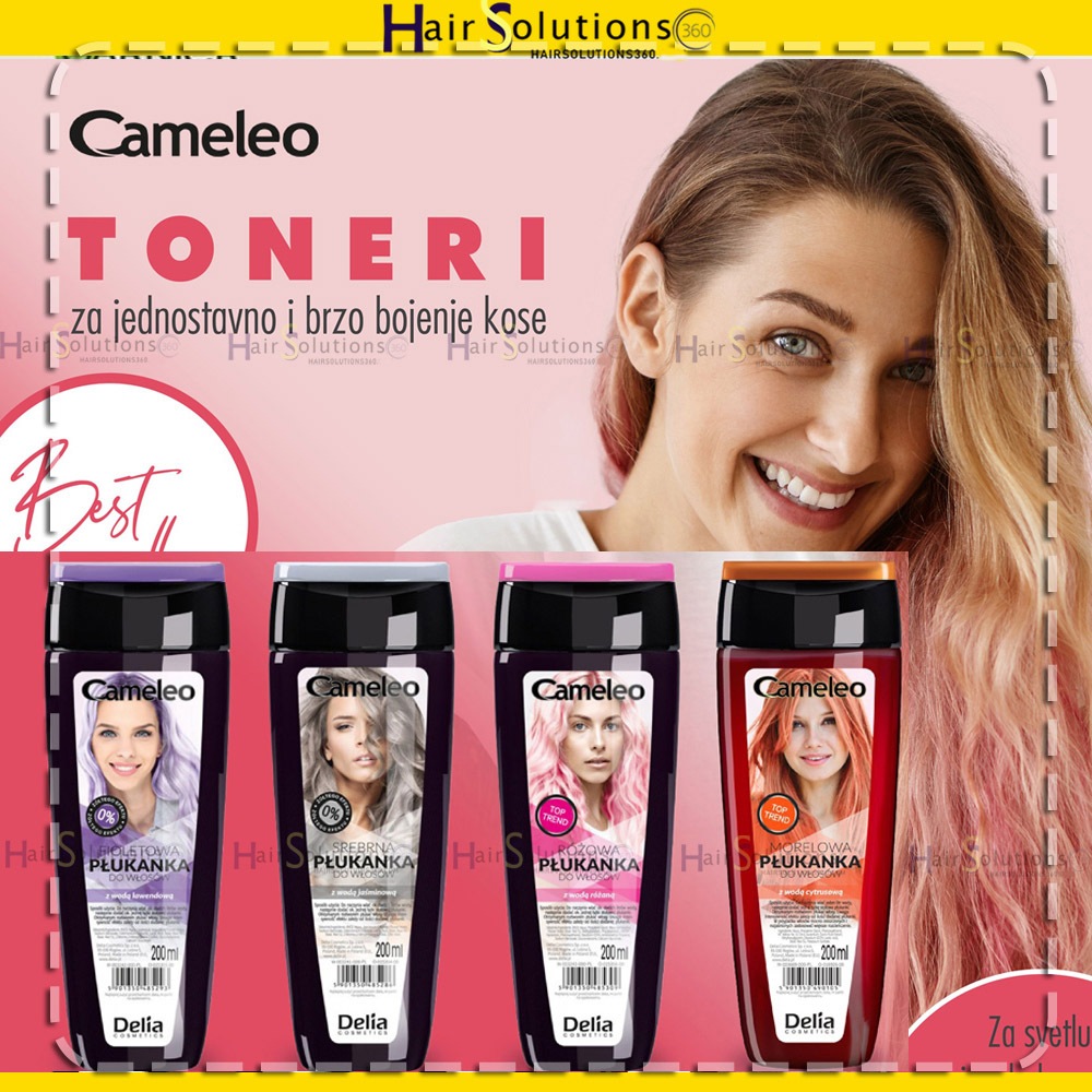 [Bill Đức] Toner dạng nước tạo màu, giữ màu tóc nhuộm Cameleo THUẦN CHAY gội nhuộm punky, arctic fox