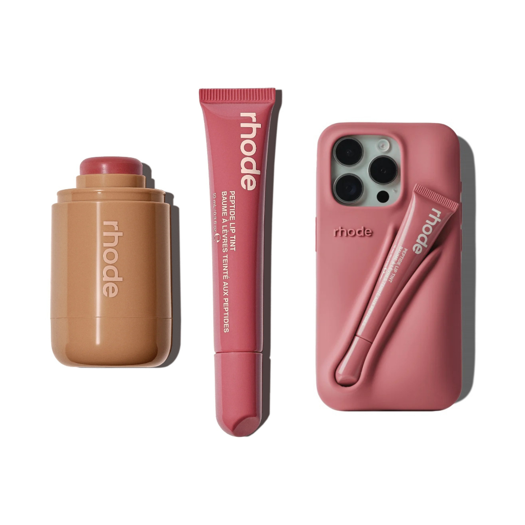 [Rhode CHÍNH HÃNG] Phấn Má Hồng Dạng Kem Rhode Pocket Blush 5.3g & Son Dưỡng Có Màu Rhode Peptide Lip Tint 10ml