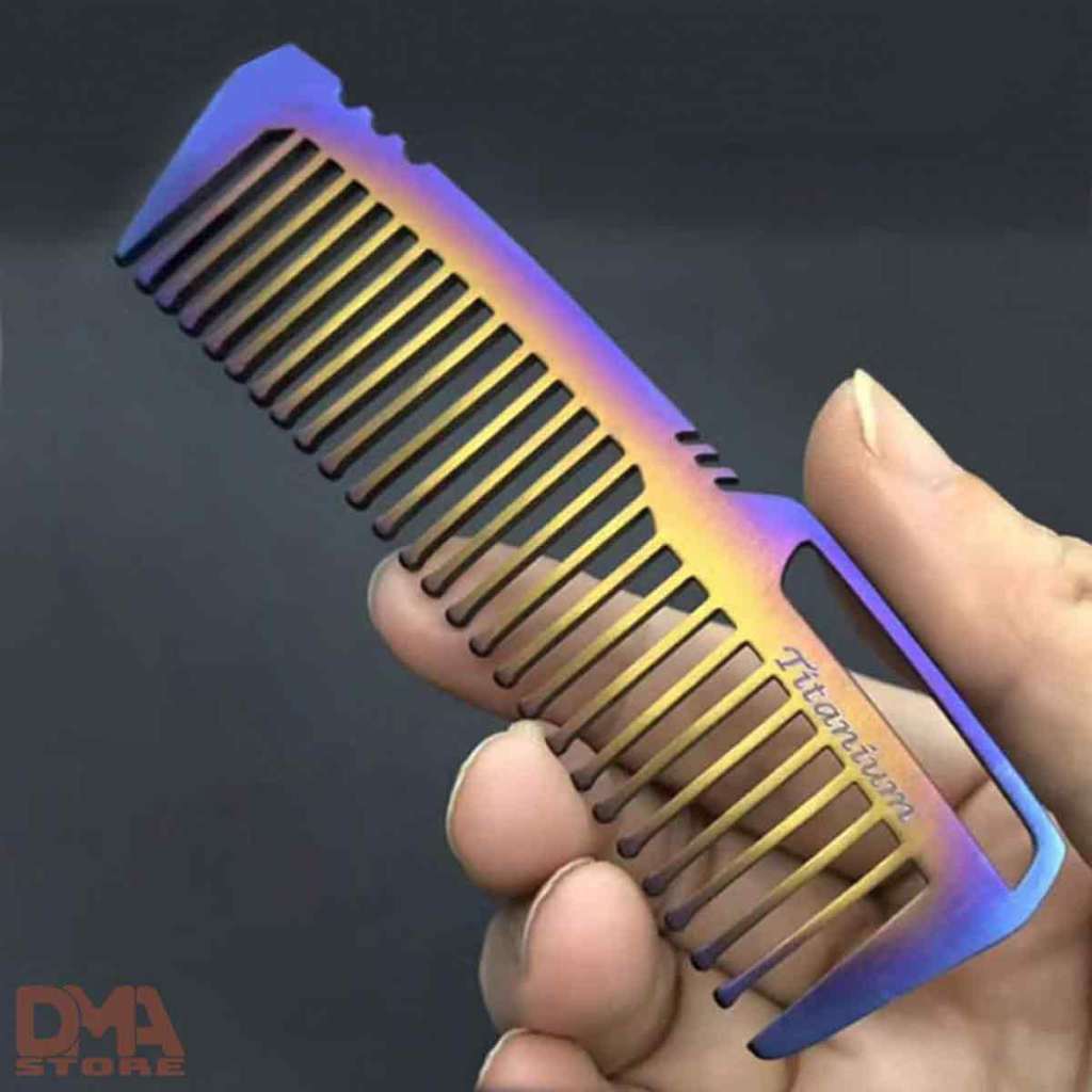 Lược dã ngoại titan mini EDC bỏ túi