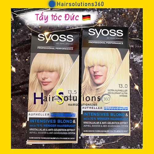 Tẩy tóc SYOSS Đức 13-5, 13-0 - Hairsolutions360