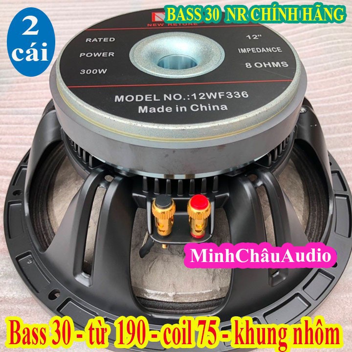 BASS 30 NR CHÍNH HÃNG CÔN 75 - LOA KARAOKE - GIÁ 2 LOA