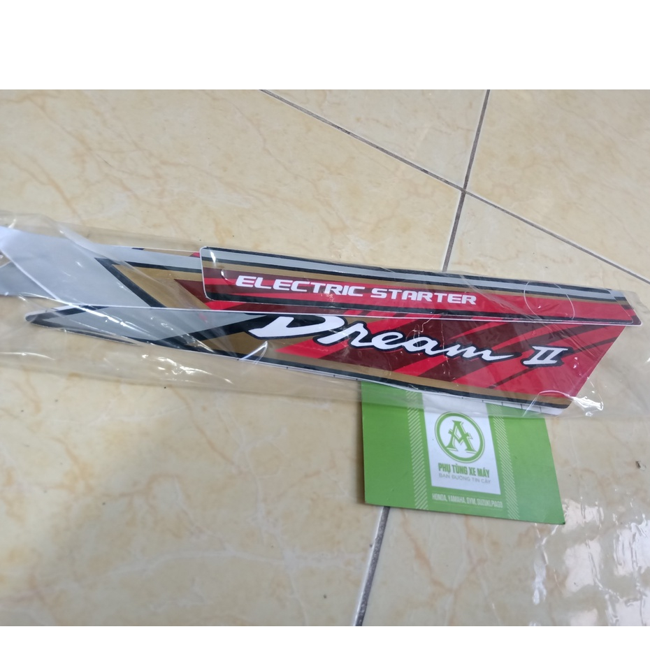 Bộ tem decal dán xe máy honda dream 2 dream II dream lửa thái