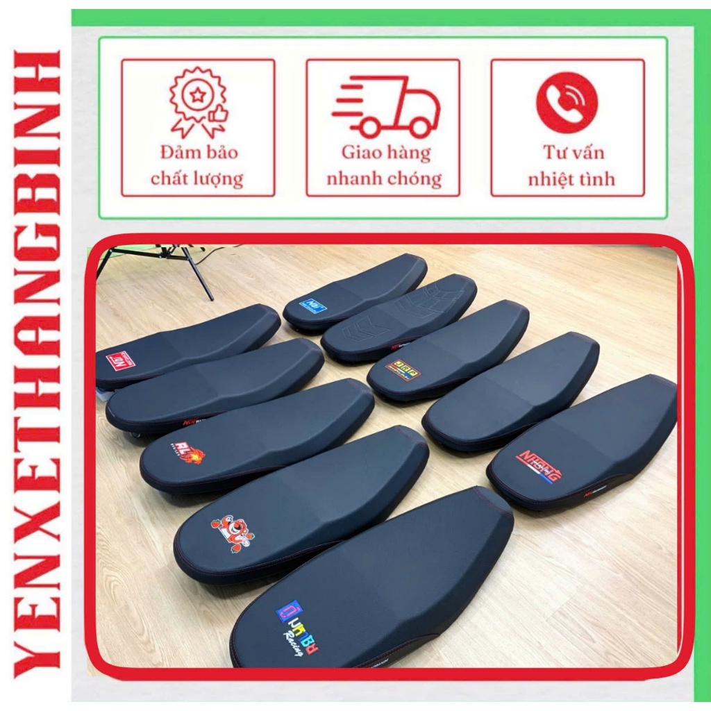 Yên 2 Tầng Mỏng Sirius 50/110cc Giá Rẻ(Form đẹp chứ không êm nha)Form Đẹp, Phong Cách Thể Thao A01 yenxethangbinh