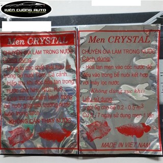 Men pha lê làm trong nước bể cá, hồ cá .( men vi sinh ) CRYSTAL