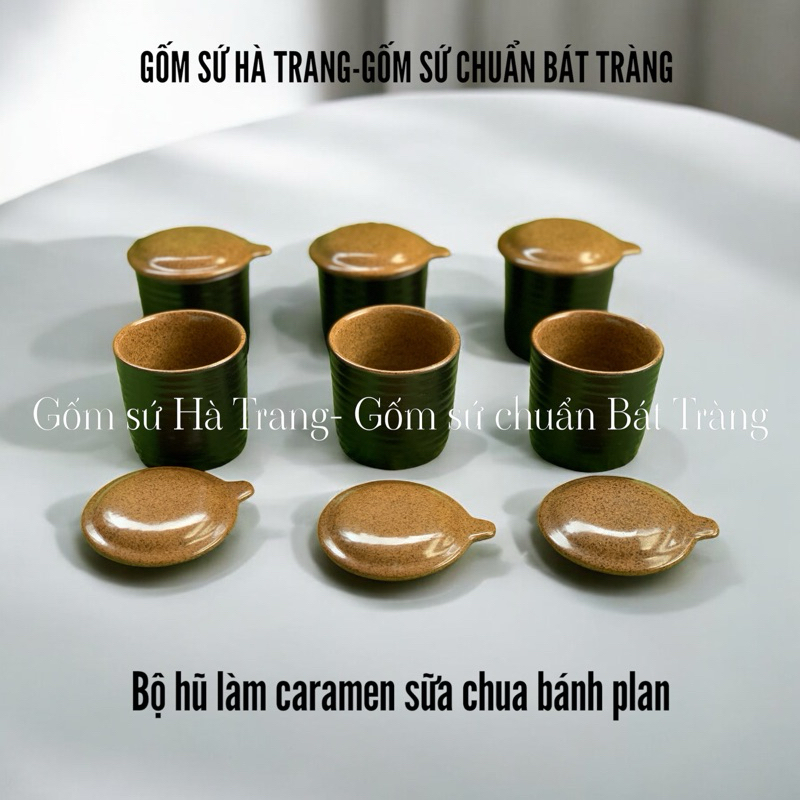 Cốc làm caramen gốm sứ Bát Tràng