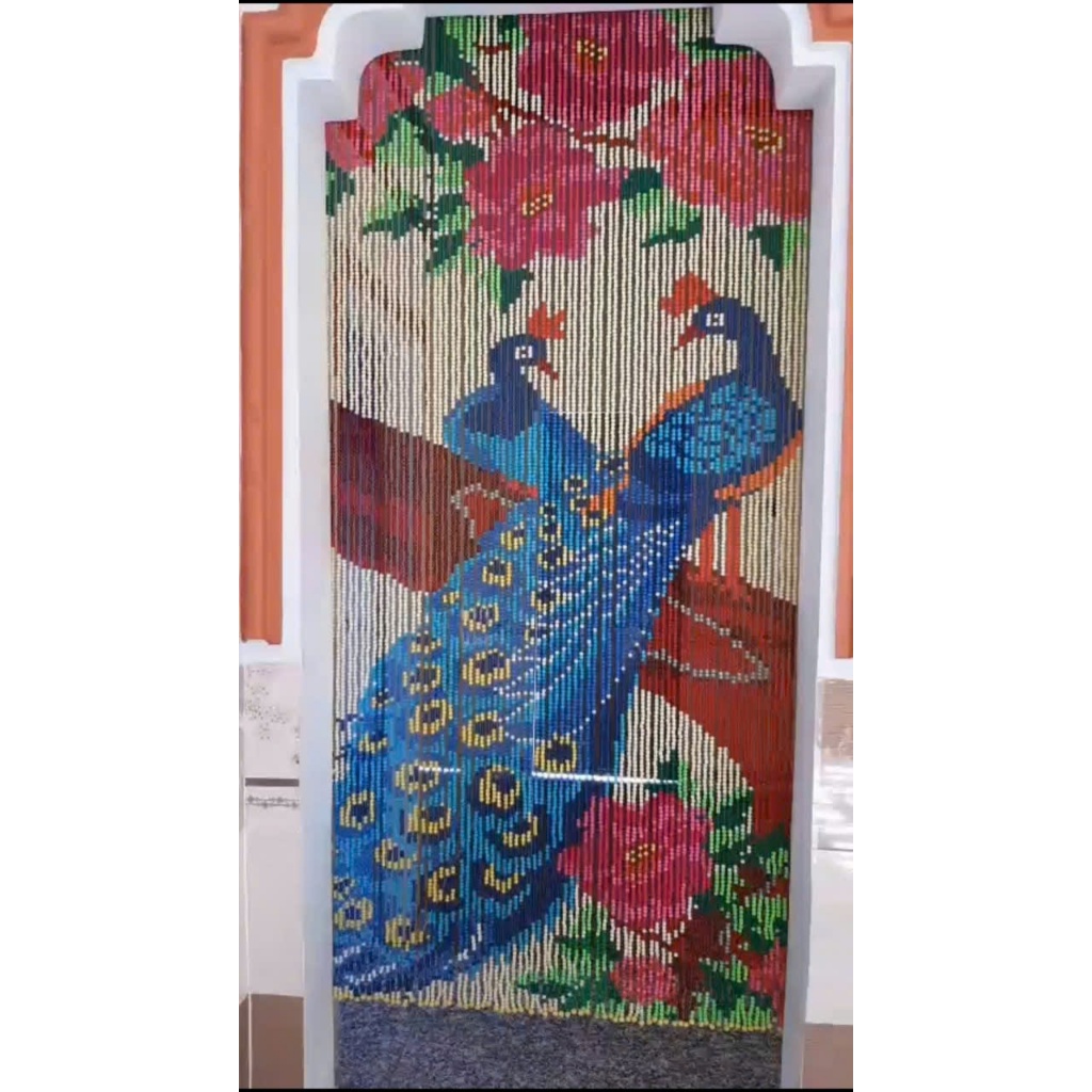 Màn Hạt Hình Con Công