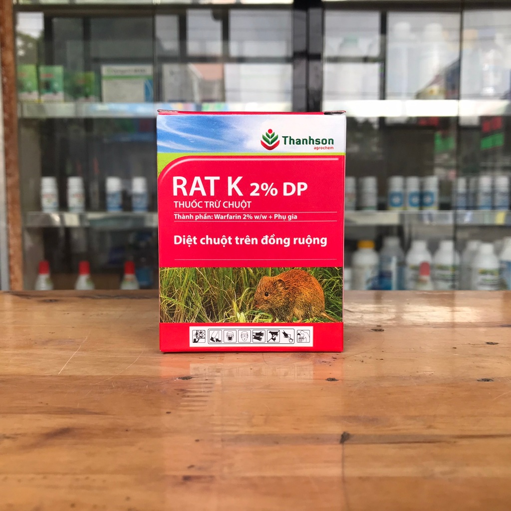 Thuốc diệt chuột Rat K 2% DP 10g