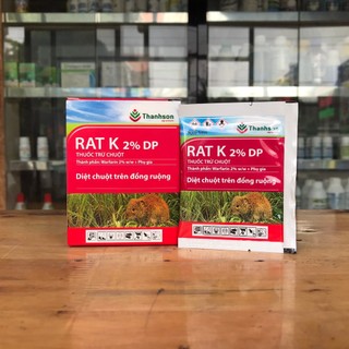 Thuốc diệt chuột Rat K 2% DP 10g