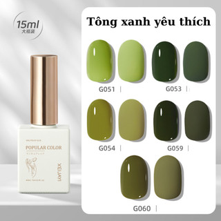 Sơn gel màu xanh bơ, sơn móng tay