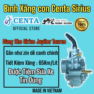 Bình Xăng Con Centa  Yamaha Sirius / Jupiter / Taurus  Chính Hãng , Bộ Chế Hoà Khí tiết kiệm xăng >>>