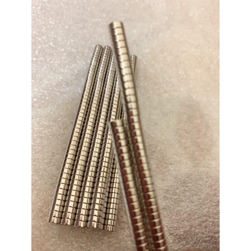 100 viên nam châm siêu mạnh 5 X 2 MM