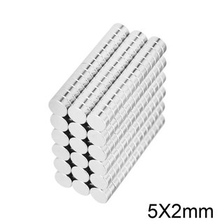 100 viên nam châm siêu mạnh 5 X 2 MM