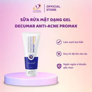 Sữa Rửa Mặt dạng gel Decumar Anti-Acne ProMax giúp sạch, ngừa mụn hiệu quả cho da dầu, da nhạy cảm 50g - DPG02