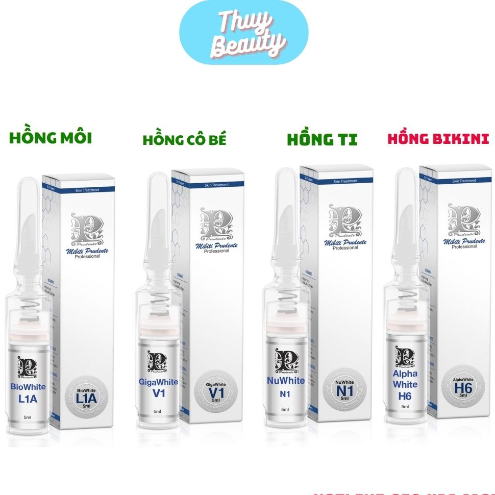 Kem Làm Hồng Nuwhite Mibiti Prudente USA - Chuẩn Auth- Giúp Làm Hồng Môi, Bikini,Nách,Mông 5ml
