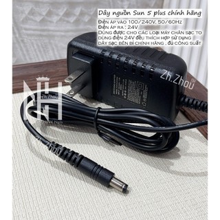 Sạc sun 5 plus, dây nguồn máy sun 5 plus. chất lượng cao