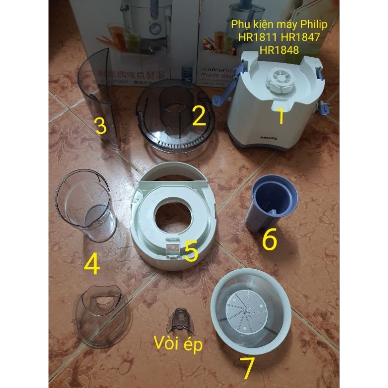 Phụ kiện máy ép Phi.lips HR1811 HR1847 HR1848
