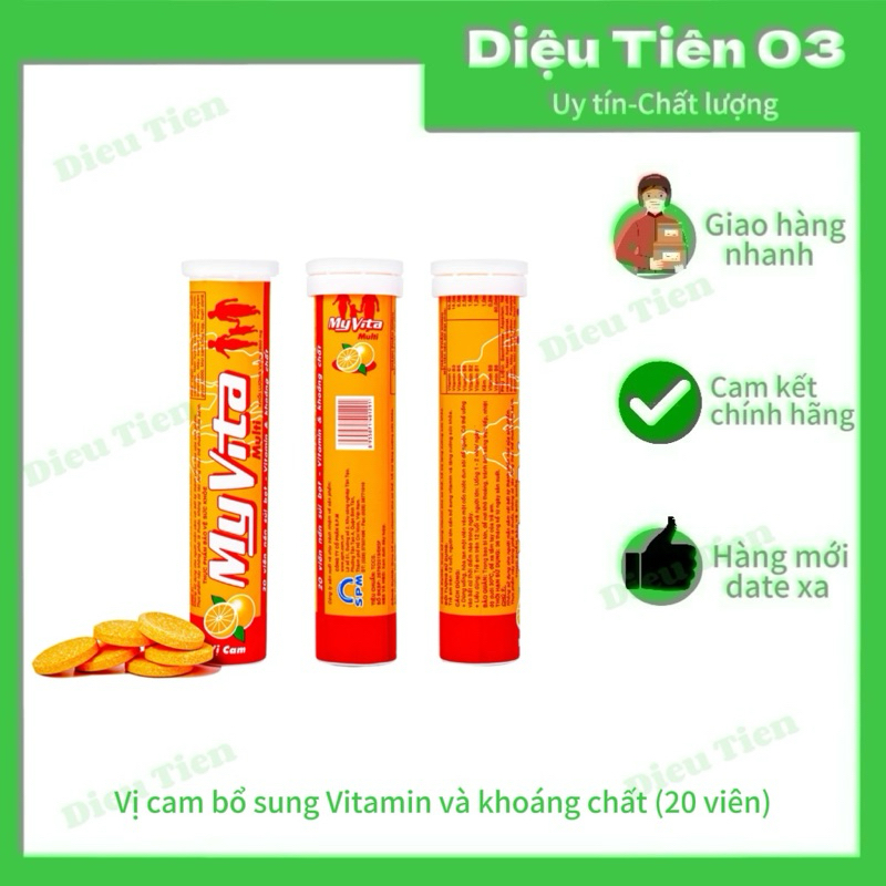 Sủi khoẻ My Vita cam bổ sung vtm C