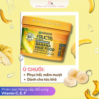 Ủ Tóc Garnier Chiết Xuất Tự Nhiên 3in1 Siêu Mềm Mượt Tóc