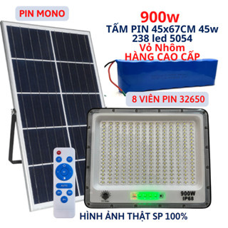 Đèn năng lượng mặt trời siêu sáng 1000w, 800w, 700w, 500w 300w, 100w Chống nước Ip67, Bh 2 năm