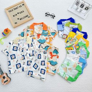 BỘ TOLE LANH BÉ TRAI QUẦN ĐÙI PIJAMA