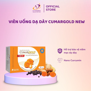 Viên uống dạ dày CumarGold New từ nghệ Nano Curcumin giảm viêm loét, đau thượng vị, trào ngược