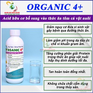  Acid Hữu Cơ cho Tôm Cá vật nuôi bổ sung thức ăn ngừa nấm khuẩn ruột phòng bệnh phân trắng hiệu quả. Chai 1 lít 