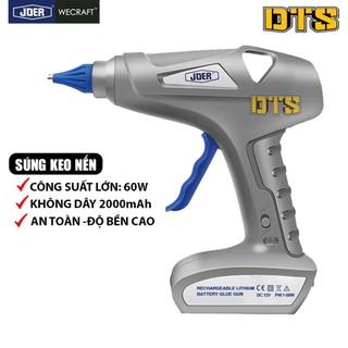  Súng bắn keo nến silicon to 60W không dây JOER S-811 máy bắn keo nến pin Lithium hiện đại nóng nhanh keo siêu dính 
