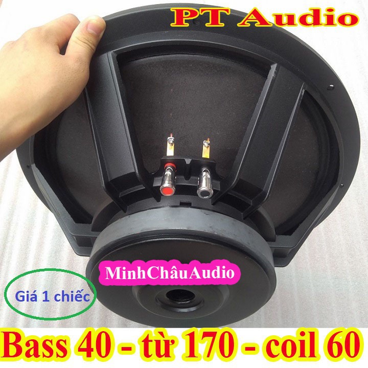 CỦ LOA BASS 40 PT AUDIO TỪ 170 COIL 60 GÂN VẢI - GIÁ 1 CHIẾC