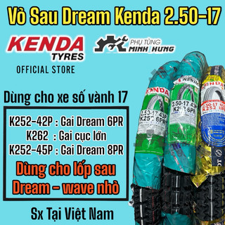  Lốp 2.50-17 Kenda 6pr 8pr  gai dream  gai cục chính hãng thương hiệu đài loan >>>> 