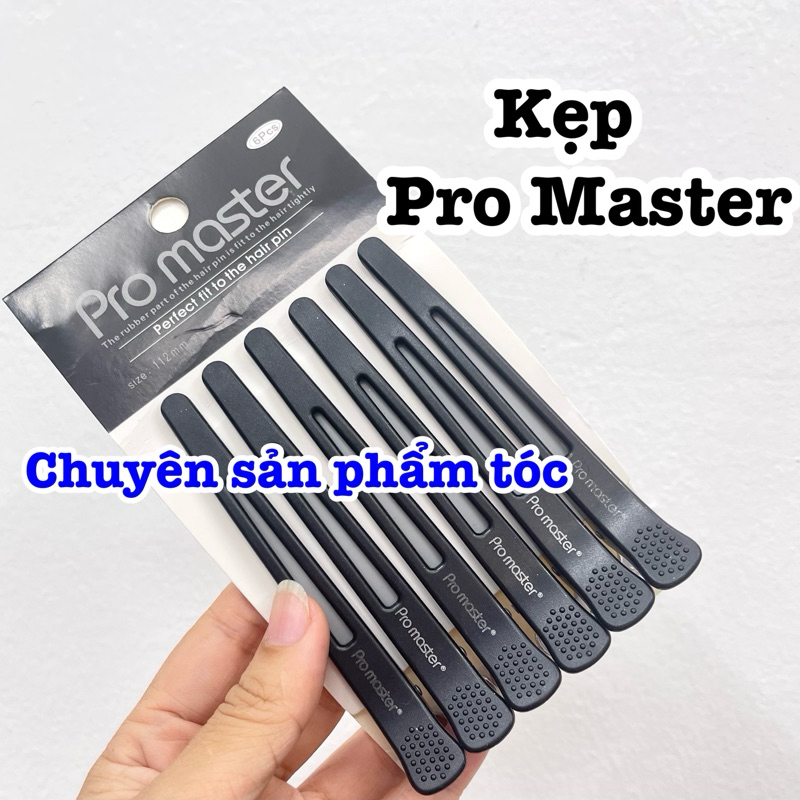✅Pro Master Kẹp Vịt Chia Tóc B037 Siêu Chắc Chắn 1 Vỉ 6 Kẹp Nhỏ Dễ Dàng Chia Tóc Thành Từng Lọn Nhỏ Chất Lượng Cao