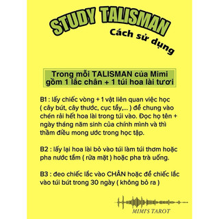 LẮC CHÂN HOA LÀI - STUDY TALISMAN