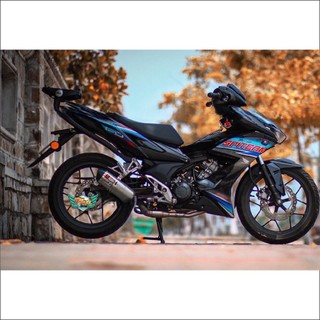 Tem rời xe Winner X đen xanh (C)