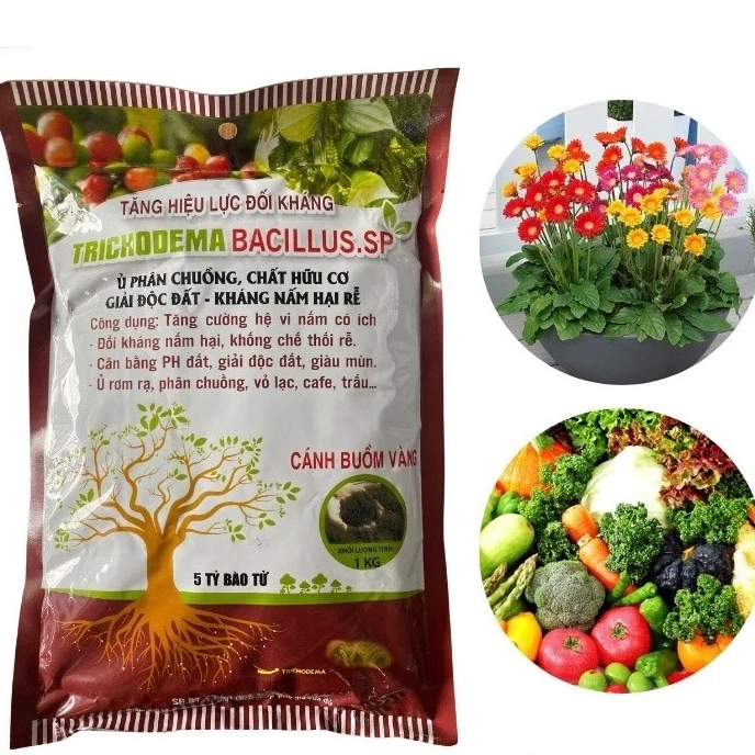 5kg Nấm mem ủ Trichoderma ĐẶC BIỆT (phân giải hữu cơ, cung cấp vi sinh có lợi cho đất)