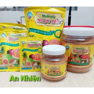 Muối sấy Ngọc Yến chấm trái cây, dùng làm gia vị nấu ăn