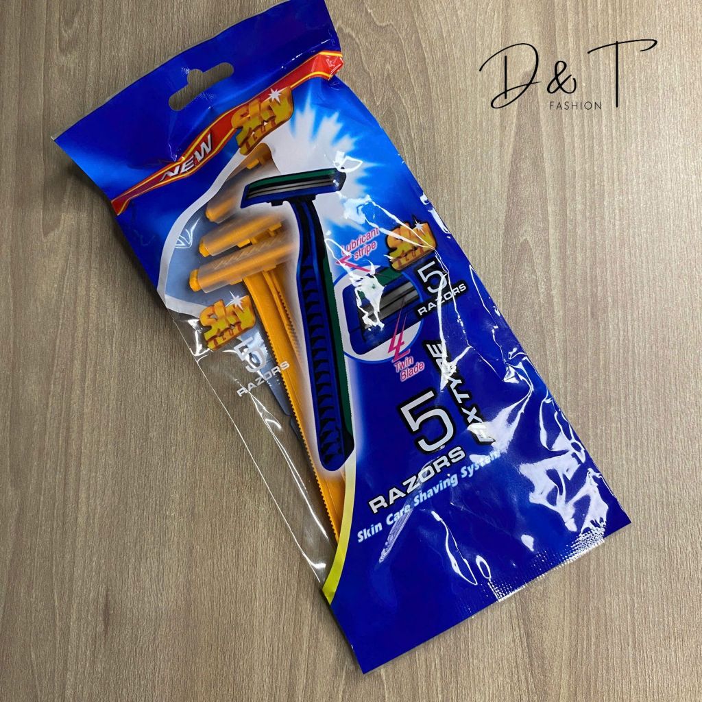 Combo 5 dao cạo râu siêu tiết kiệm