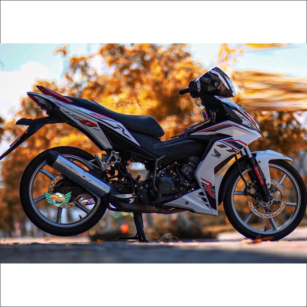 Tem rời xe Winner Rs Trắng đỏ đen (C)