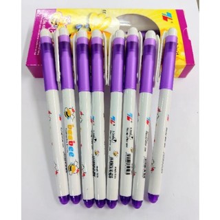 Hộp10 bút mực tím bebe Fl 04, hộp bút bebe, bút mực tím, bút bebe