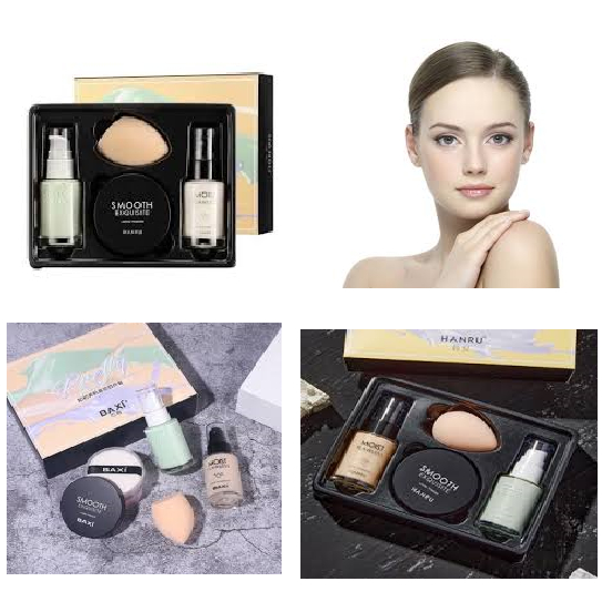SALE 50% _ Set Trang Điểm PRETTY MAKEUP HANRU 4 Món
