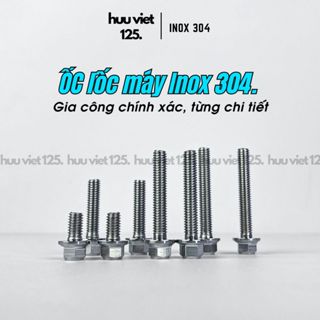 Ốc lốc máy lẻ 6mm mẫu M6, phụ tùng, phụ kiện, Honda, Yamaha, Wave, Dream, Future, Exciter, Vario