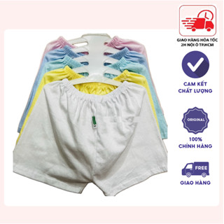  Set 10 Quần Chục Cotton Trơn Nhiều Màu Cho Bé Trai Bé Gái  ngắn  