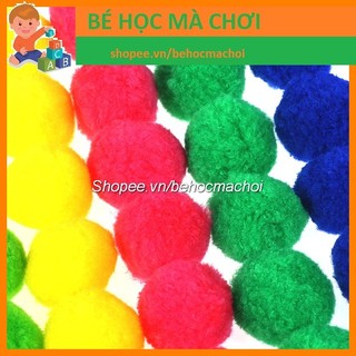 QUẢ BÔNG POMPOM LOẠI TO 5CM