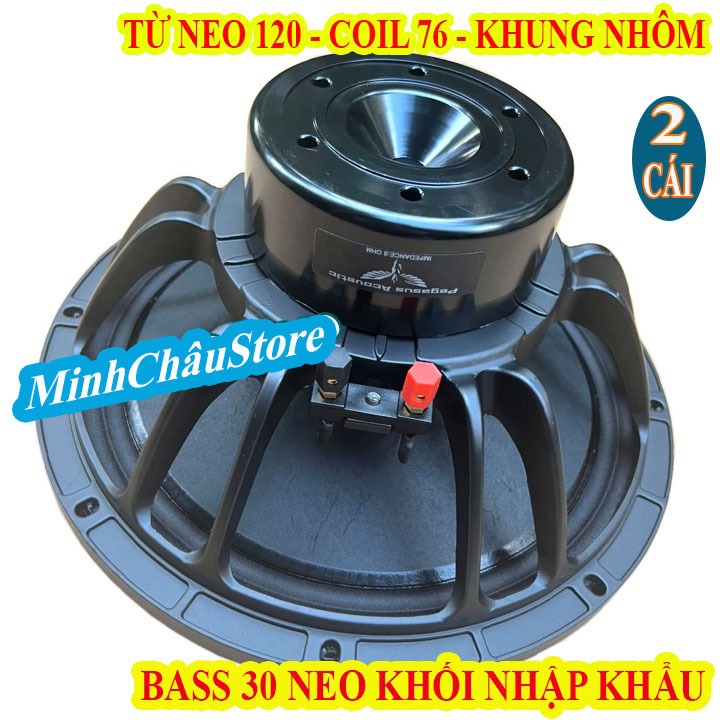 CẶP CỦ LOA BASS 30 PEGASUS TỪ NEO KHỐI COIL 76 TỪ 120 TIẾNG SÁNG CAO CẤP NHẬP KHẨU - GIÁ 2 LOA