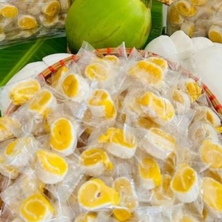 KẸO DỪA DỨA NON LÁ DỨA.