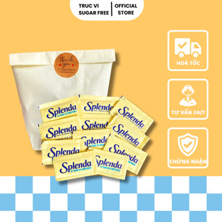 (Set 50-100-200 gói) ĐƯỜNG SPLENDA ăn kiêng Không Calo (tiểu đường, eat clean, keto)
