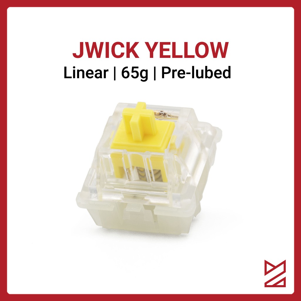 Jwick Yellow switch - Công tắc bàn phím cơ
