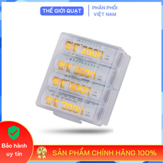 [HỎA TỐC] Combo 4 viên pin sạc AA MP-3000 dung lượng chuẩn 3000mAh dùng cho máy ảnh, mirco, đồ chơi