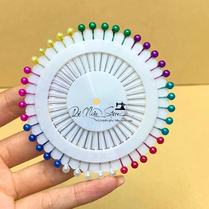 Kim ghim định vị vĩ 40 cây đủ màu combo 5 vĩ