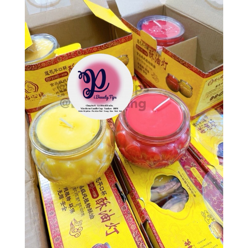 [Hàng Sẵn] Nến bơ không khói thờ cúng