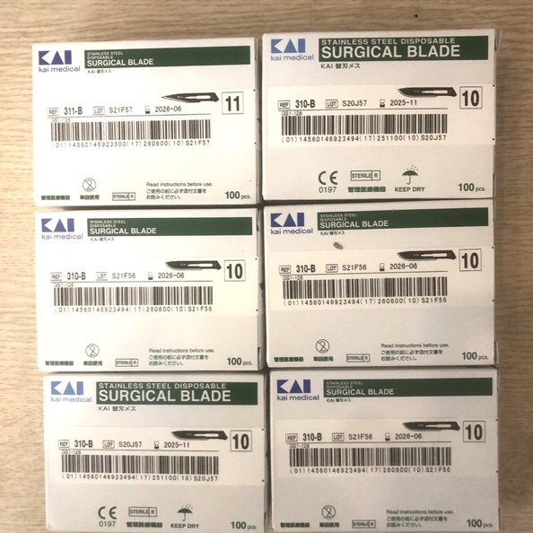 Lưỡi Dao Mổ KAI Các Số 10,11,15(Nhật Bản)